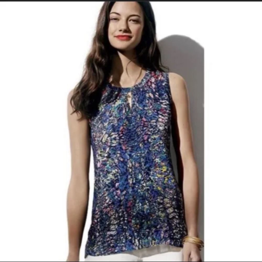Cabi Stained Glass blouse, Size Small